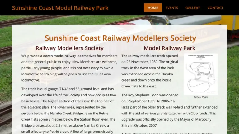  Sunshine Coast Railway Modellers Society Screenshot